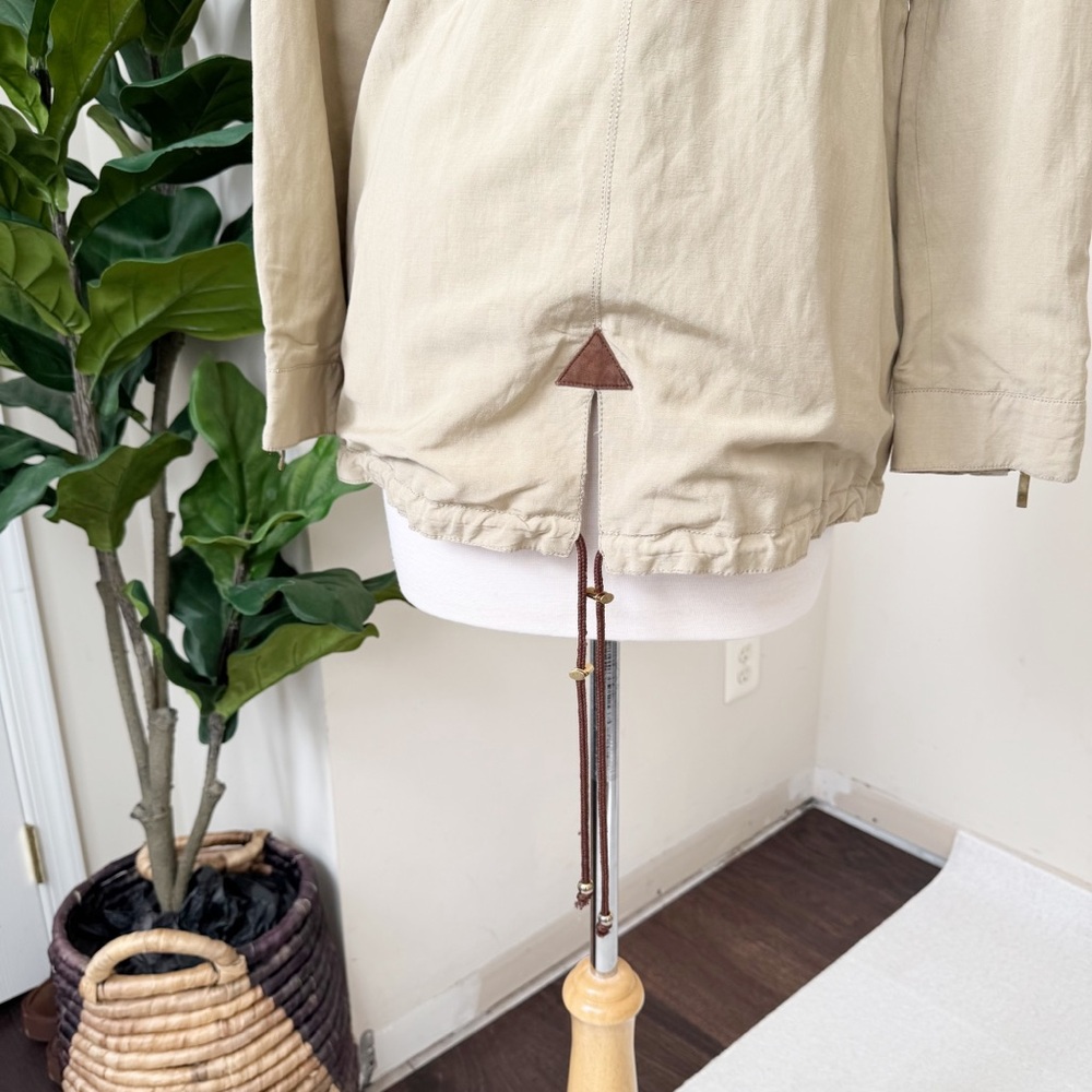 Beige Utility Jacket - Picture 3 of 15